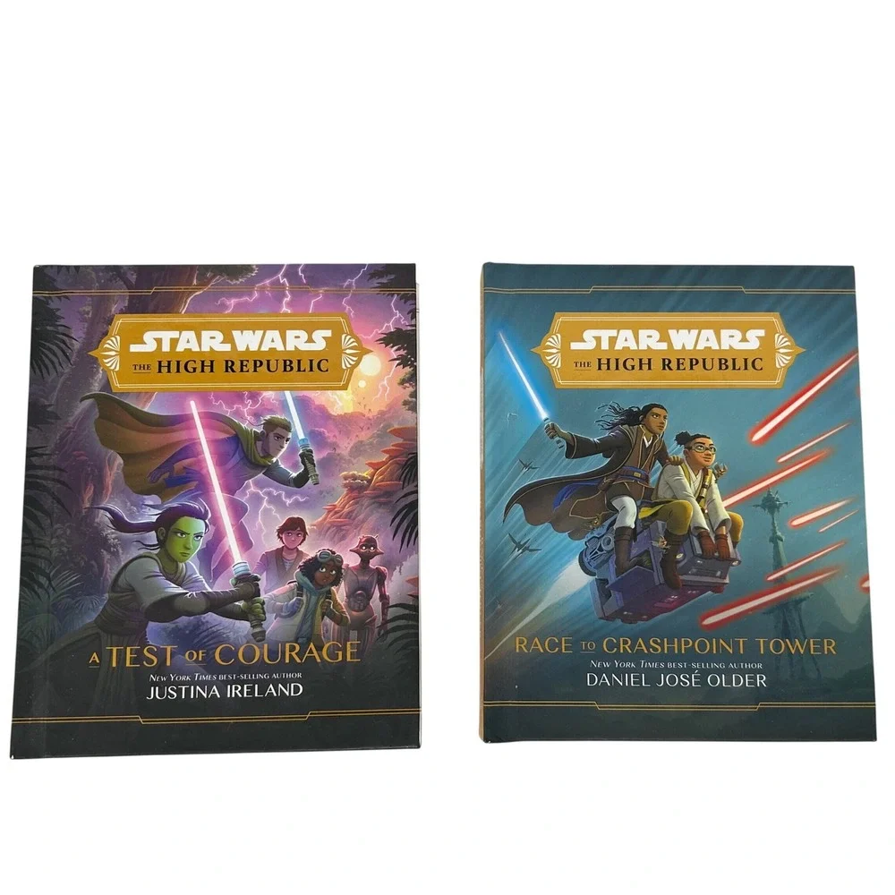 Star Wars The High Republic Hardcover Book Set Test of Courage Crashpoint Tower